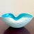 Aqua Vintage Boho Art Glass Bowl After Murano For Sale - Image 8 of 8