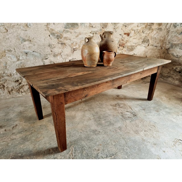 Antique Early 19th Century French Coffee Table in Chestnut Wood For Sale - Image 14 of 14