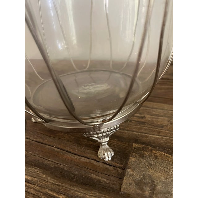 Mid-Century Modern 1960s Mid-Century Modern Crystal Ice Bucket For Sale - Image 3 of 4