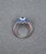 Blue 2.00 Ct Natural Sapphire & Diamond Ring, Size 7 For Sale - Image 8 of 9