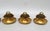 1970s Water Lily Wall Lights in Gold Leaf and Metal by Banci Firenze, 1970s, Set of 5 For Sale - Image 5 of 18