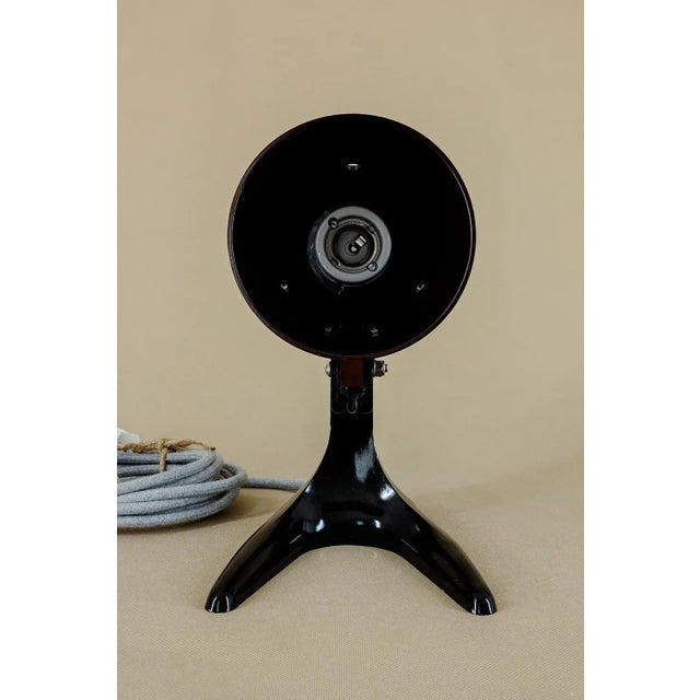 German Bakelite Table Lamp from PGH Elektro, 1950s For Sale - Image 4 of 12