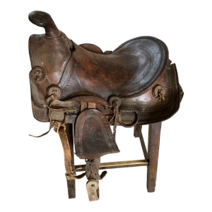 Vintage Western Collector's Leather Saddle