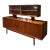 Jens Quistgaard for Peter Løvig Nielsen Tambour Door Teak Credenza With Hutch 1973, Signed For Sale