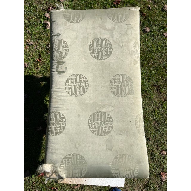 Tan Antique Carved Wood Curule Bench For Sale - Image 8 of 12