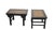 Pair of Rattan Top Side Tables For Sale - Image 4 of 9