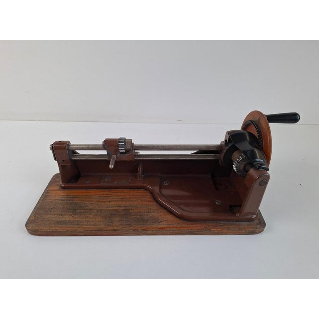 Mid-Century Modern Mid-Century Mechanical Pencil Sharpener from Sellier & Bellot, Former Czechoslovakia, 1940 For Sale - Image 3 of 13