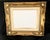 Vintage Classic Gold Gilt Style Wood Ornate Baroque/Rococo Style Frame Featuring a Built-in Linen Liner With Fillet Excellent Condition For Sale - Image 18 of 18
