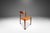 Mid-Century Modern Set of Four 4 Bespoke Møller Model #71 Dining Chairs in Teak & Leather Attributed to Niels Møller for j.l. Møllers Møbelfabrik, Denmark, 1960s For Sale - Image 3 of 12