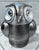 1970's Italian Owl Ice Bucket. Fun vintage ice bucket in the shape of an owl. Made by Seymour Mann. Beautiful detailing...