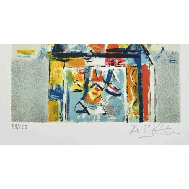 Robot is an Original Lithograph realized in the 1980s by Ibrahim Kodra. Good conditions. Hand-signed. Numbered. Edition,...