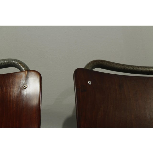 Model 106 Chairs by W. H. Gispen for Delft, 1950s, Set of 6 For Sale - Image 10 of 18