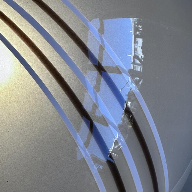 Beige Mid-Century Ellipsoid Murano Glass Swirl Pendant, 1970s For Sale - Image 8 of 17