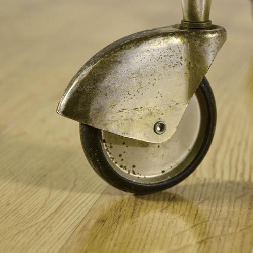 Metal Louis XVI Style Metal and Glass Serving Tables, Set of 3 For Sale - Image 7 of 9