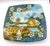 Mediterranean Di Cotte E Di Crude Trapani Sicilian Hand-Painted Windmill Ceramic Wall Platter For Sale - Image 3 of 6