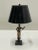 Vintage Patinated Metal Table Lamp With Standing Jockey For Sale - Image 9 of 13