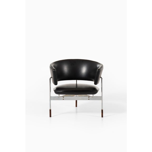 Very rare pair of easy chairs model Cirkel designed by Sigurd Resell. Produced by Rastad & Relling in Norway. This piece...