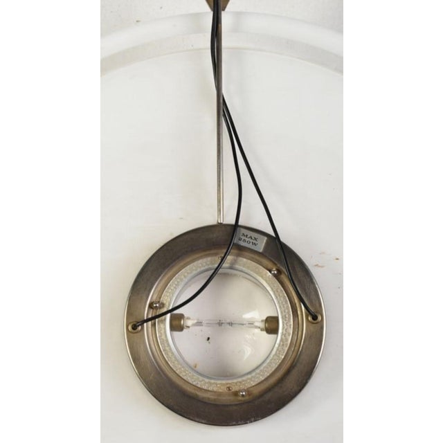 Mid-Century Modern Mid 20th Century Large Round Murano Glass Pendant Wall Light For Sale - Image 3 of 4