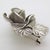 Vintage Italian Handmade Silver Rose-Shaped Brooch in Silver Filigree, Genoa, 1980s For Sale - Image 4 of 15