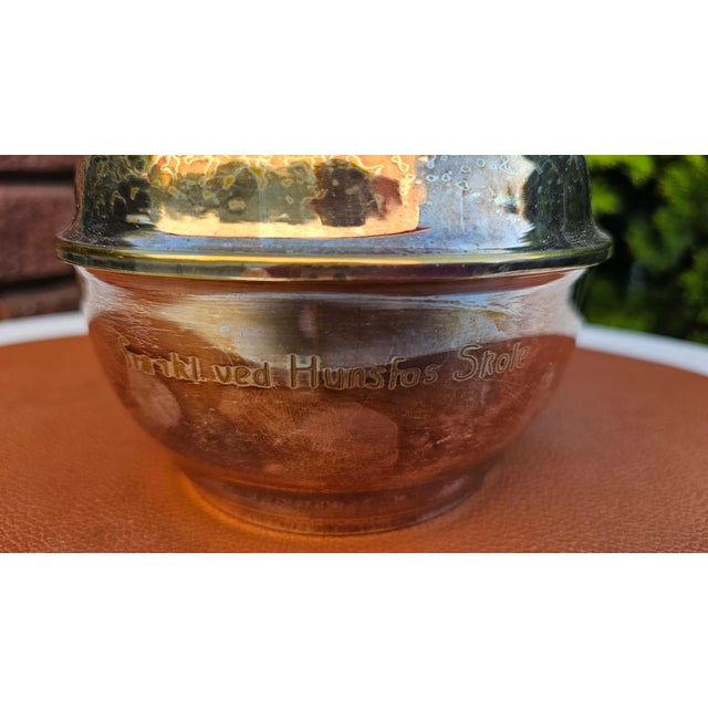 Vintage Silver-Plated Vase with Glass Insert, 1890s, Set of 2 For Sale - Image 4 of 11