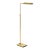 Vintage Koch & Lowy Brass Mid Century Modern Adjustable Reading Floor Lamp For Sale