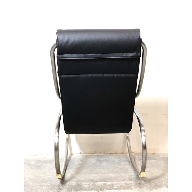 Crome Metal Crawl Armchair by Heals, London, 1970s For Sale - Image 9 of 15