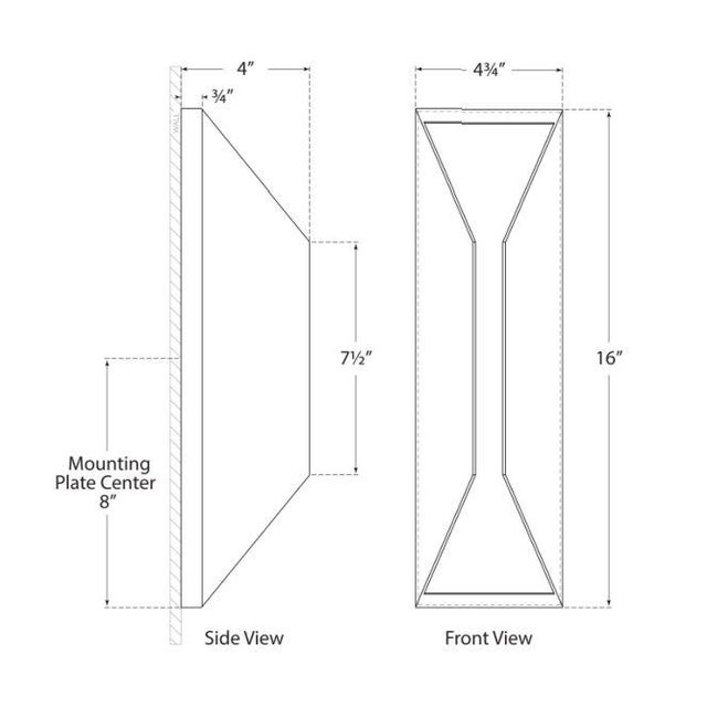Modern Kelly Wearstler for Visual Comfort Signature Stretto Medium Sconce in Antique-Burnished Brass with Frosted Glass For Sale - Image 3 of 3