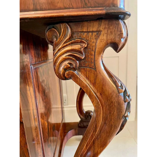 Antique Victorian Rosewood Freestanding Davenport For Sale - Image 13 of 18