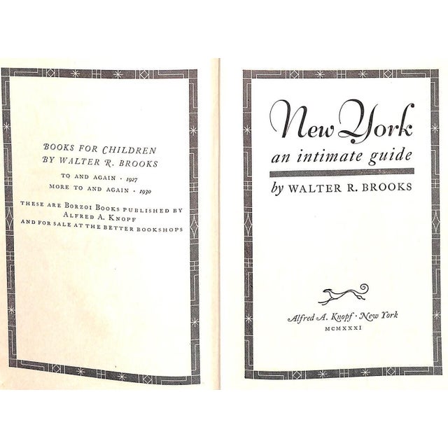 BROOKS, Walter R. [348] pp. Alfred A. Knopf 1931 7 1/2" x 5 3/8" Copy Number 163 This Specially Numbered And Signed...