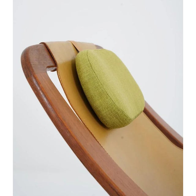 Green Scandinavian Holmenkollen Lounge Chair by Arne Tidemand Ruud For Sale - Image 8 of 13