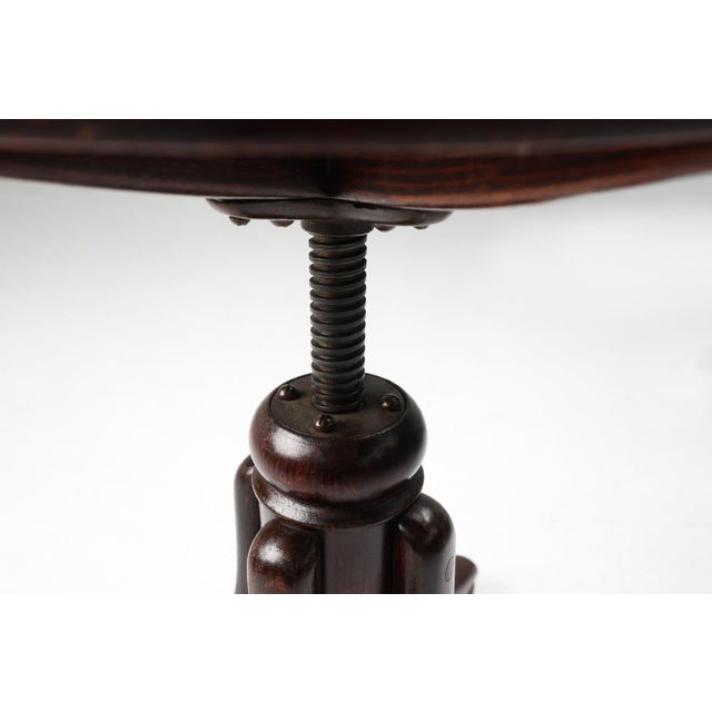 Wood Austrian Piano Stool in Beech and Bentwood by Michael Thonet for Thonet, 1890s For Sale - Image 7 of 12