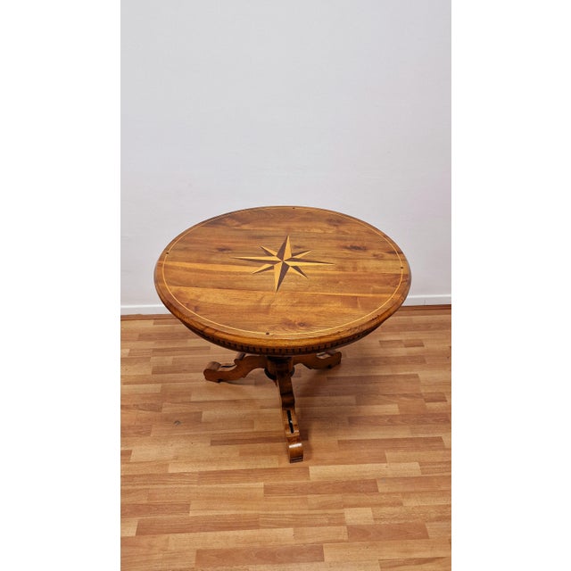 Italian Service Table in Walnut For Sale - Image 4 of 16