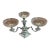 1940s Reed & Barton #165 Epergne Candelabra With Original Glass Bowls - Mid Century For Sale