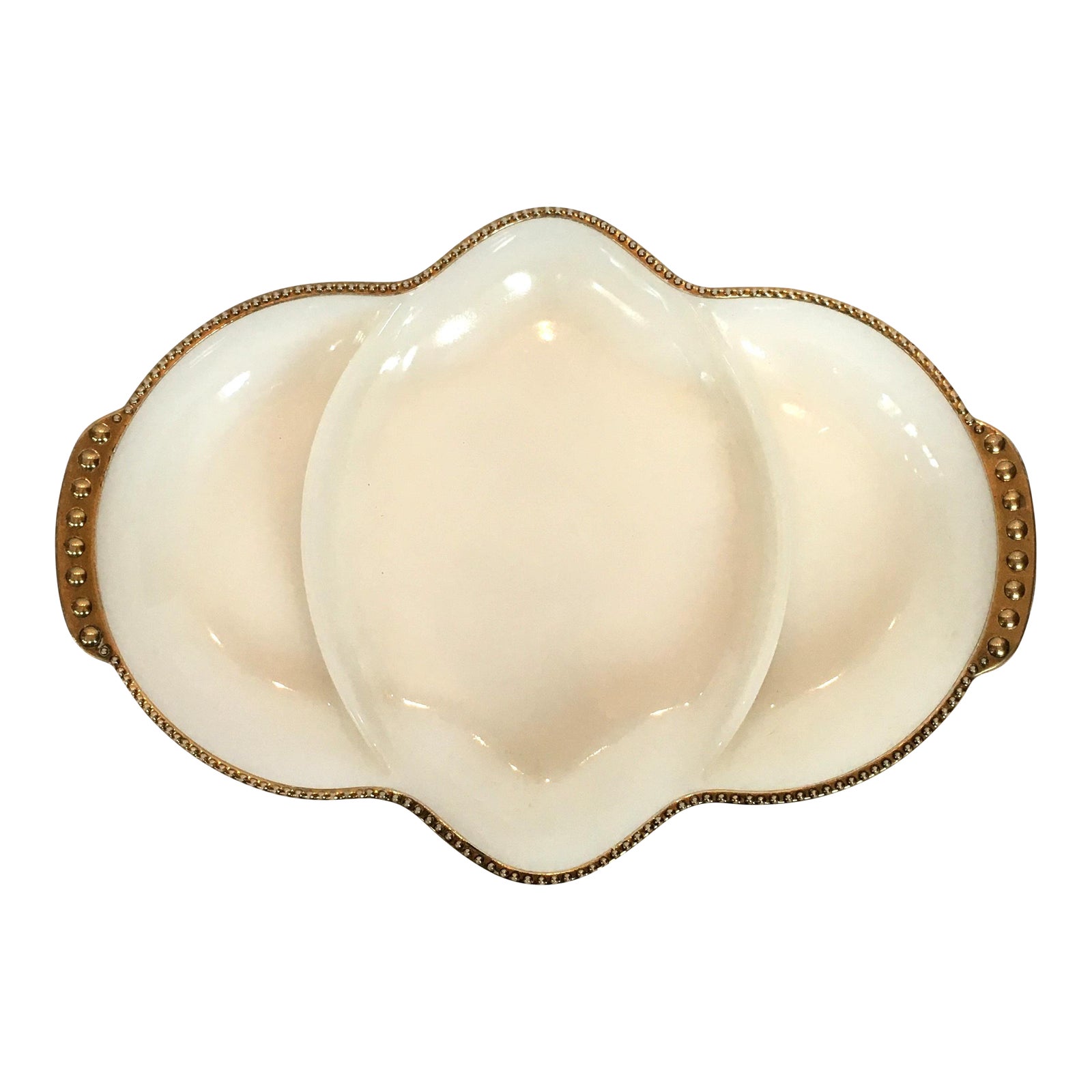 Fire King Divided Serving Dish Chairish