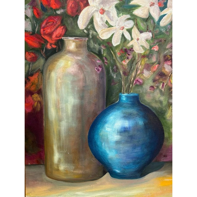 Original Still Life Oil Painting Signed & Framed For Sale In Phoenix - Image 6 of 9
