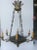 Bronze French Empire Bronze and Tole Chandelier For Sale - Image 8 of 8