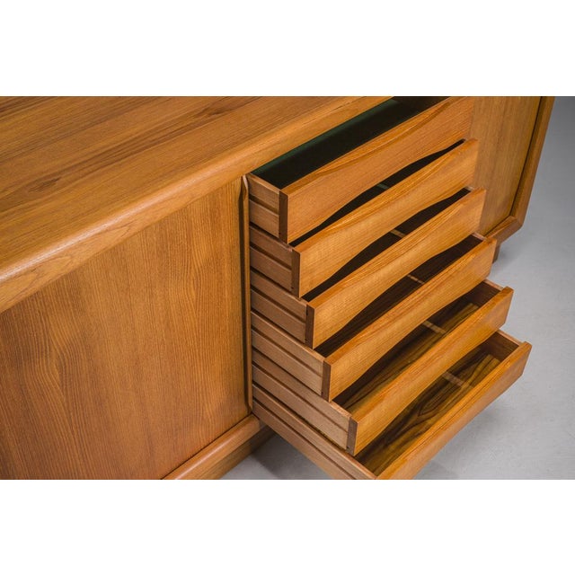 Mid-Century Danish Teak Sideboard from Dyrlund, 1980s For Sale - Image 14 of 16