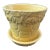 Yellow McCoy Quilted Diamond Leaf Pattern Planter For Sale