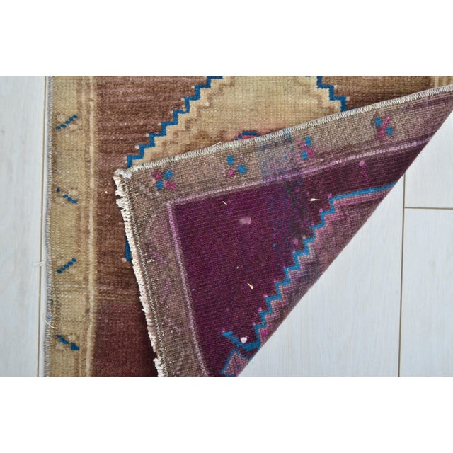 1950s Mid 20th Century Small Rug For Sale - Image 5 of 5