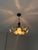 Vintage Murano Style Chandelier – Rare Pink & Green Art Glass For Sale - Image 4 of 13