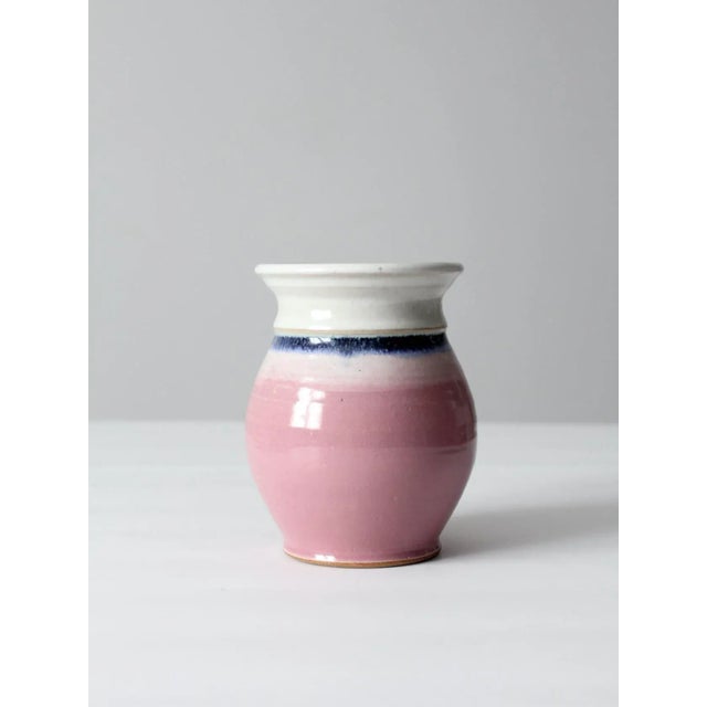 Studio Pottery Vase For Sale - Image 4 of 10