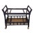 1970s Solid Rattan & Wrapped Cane Bar Cart For Sale