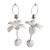 Vtg. Pair 1973 Palm Beach Tree Leaf Table Lamps Restored White Tole Newly Wired For Sale