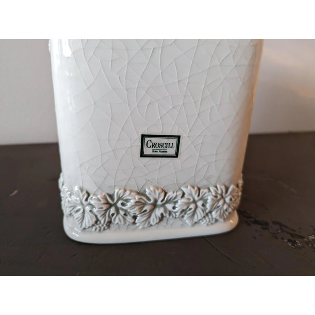 Mediterranean 1990s Croscill Aspen Ridge Collection Tissue Box Cover Grape Leaf Motif For Sale - Image 3 of 5