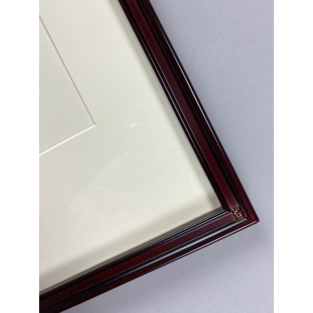 Black Kumi Sugaï, Violet, 1970, Lithograph, Framed For Sale - Image 8 of 11