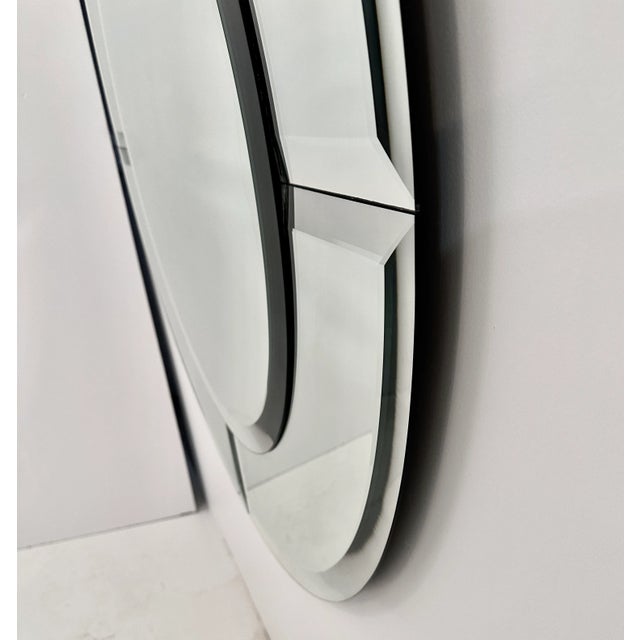 Silver Karl Springer Saturn Mirror, 48", Usa C1980s For Sale - Image 8 of 8