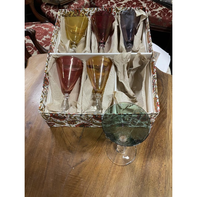 Vintage Hungarian Crystal Glasses, 1958, Set of 6 For Sale - Image 9 of 12