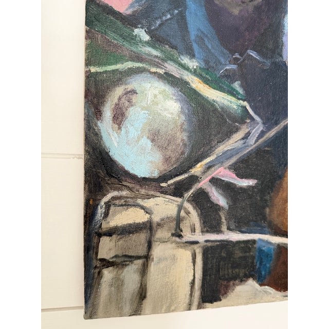 Paint An Original 16" X 20" Figurative Painting Signed by Artist Marian "Chickie" Brown For Sale - Image 7 of 10