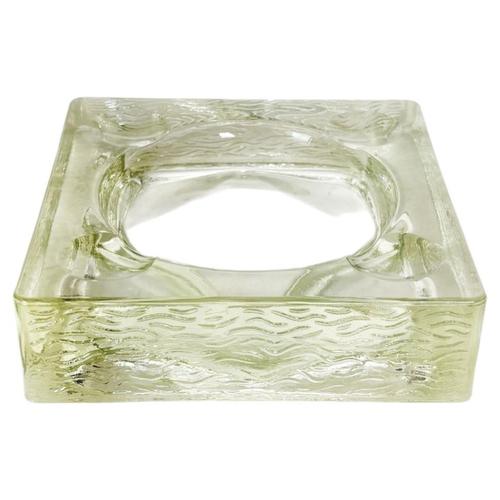 Art Deco Square Ashtray in Saint-Gobain Glass, France, 1940s For Sale - Image 10 of 10