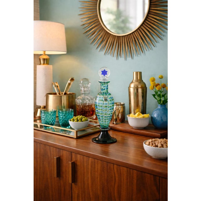 Carlo Moretti Murano Glass Carafe For Sale - Image 4 of 4